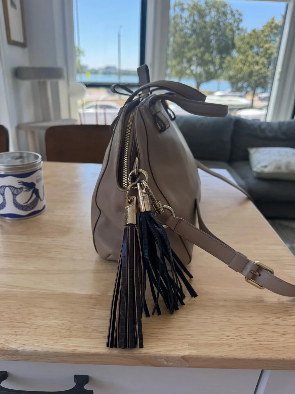 Lancel Paris elegant satchel